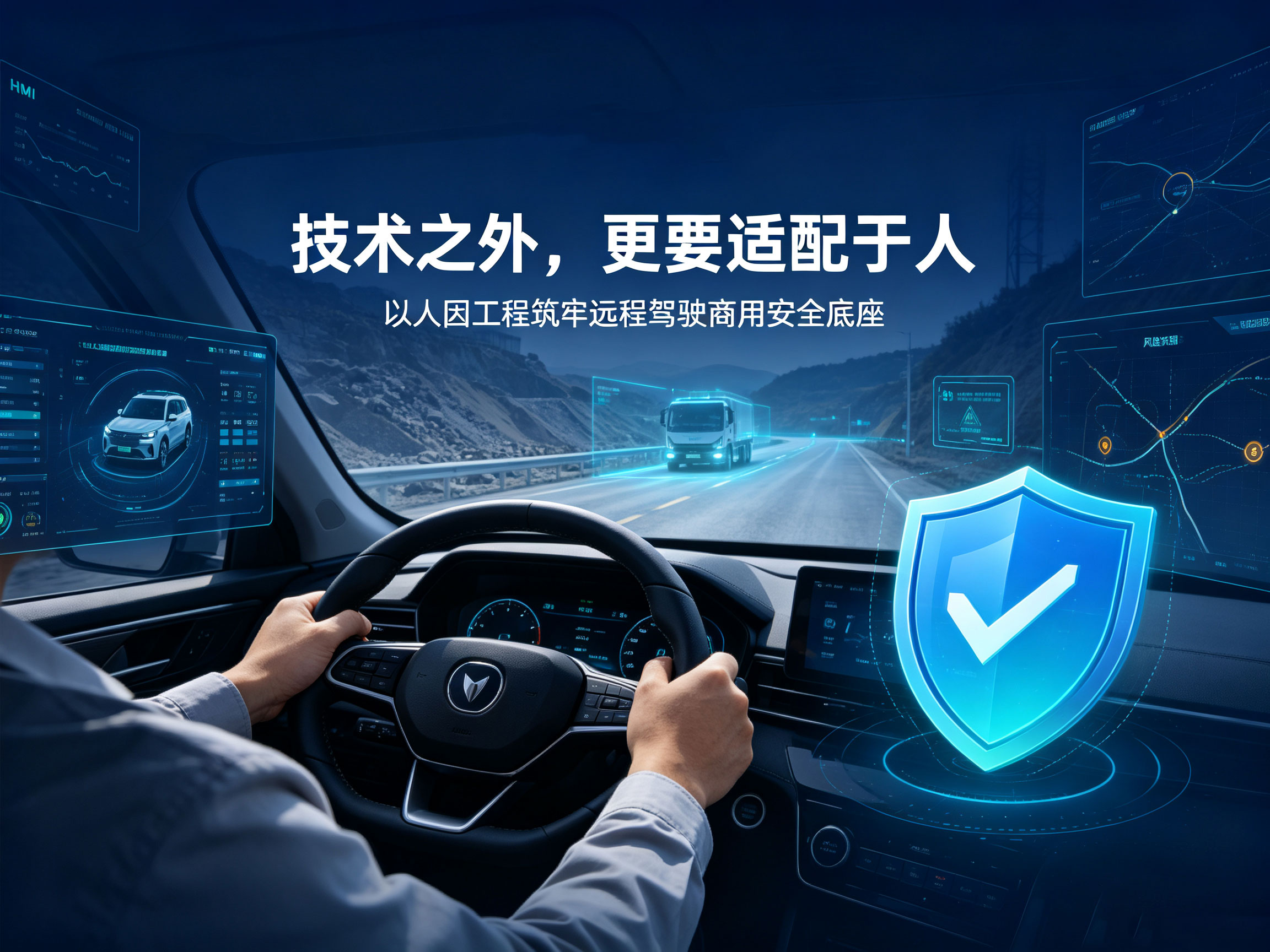 远程驾驶背后的人因工程：筑牢远程驾控安全底座